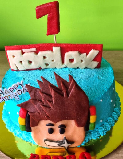 A first birthday custom design cake by Baking Friends