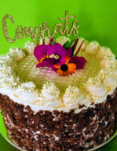 A congratulations cake by Baking Friends